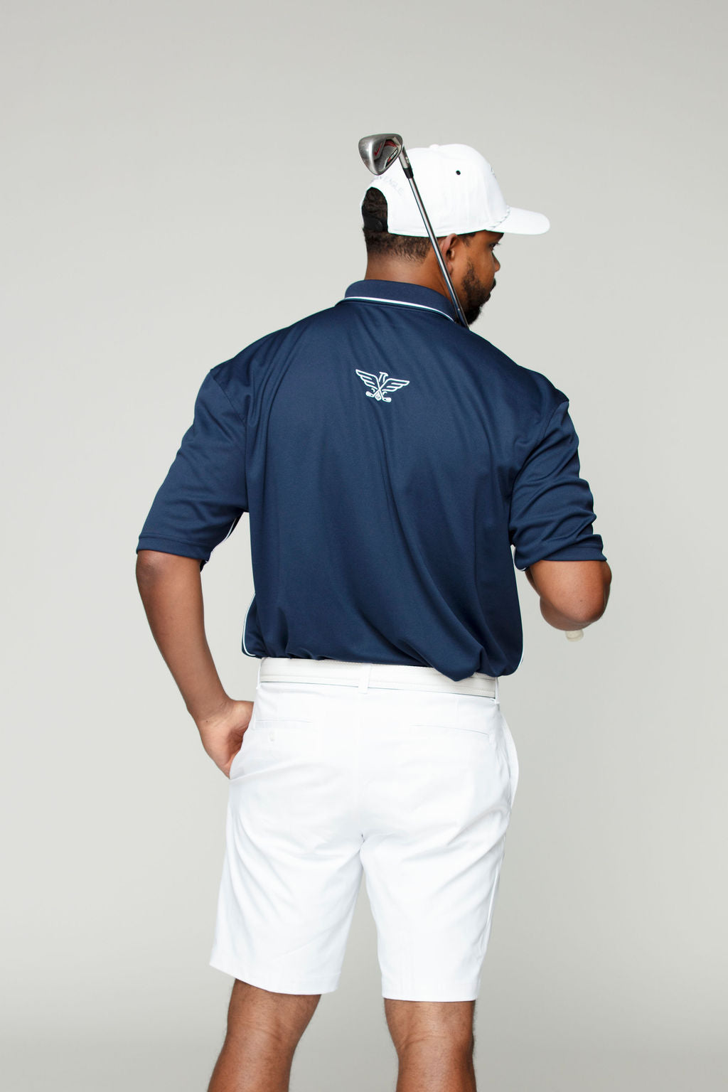 Men’s Eagle Dri-Mesh Polo With Tipped Collar and Piping