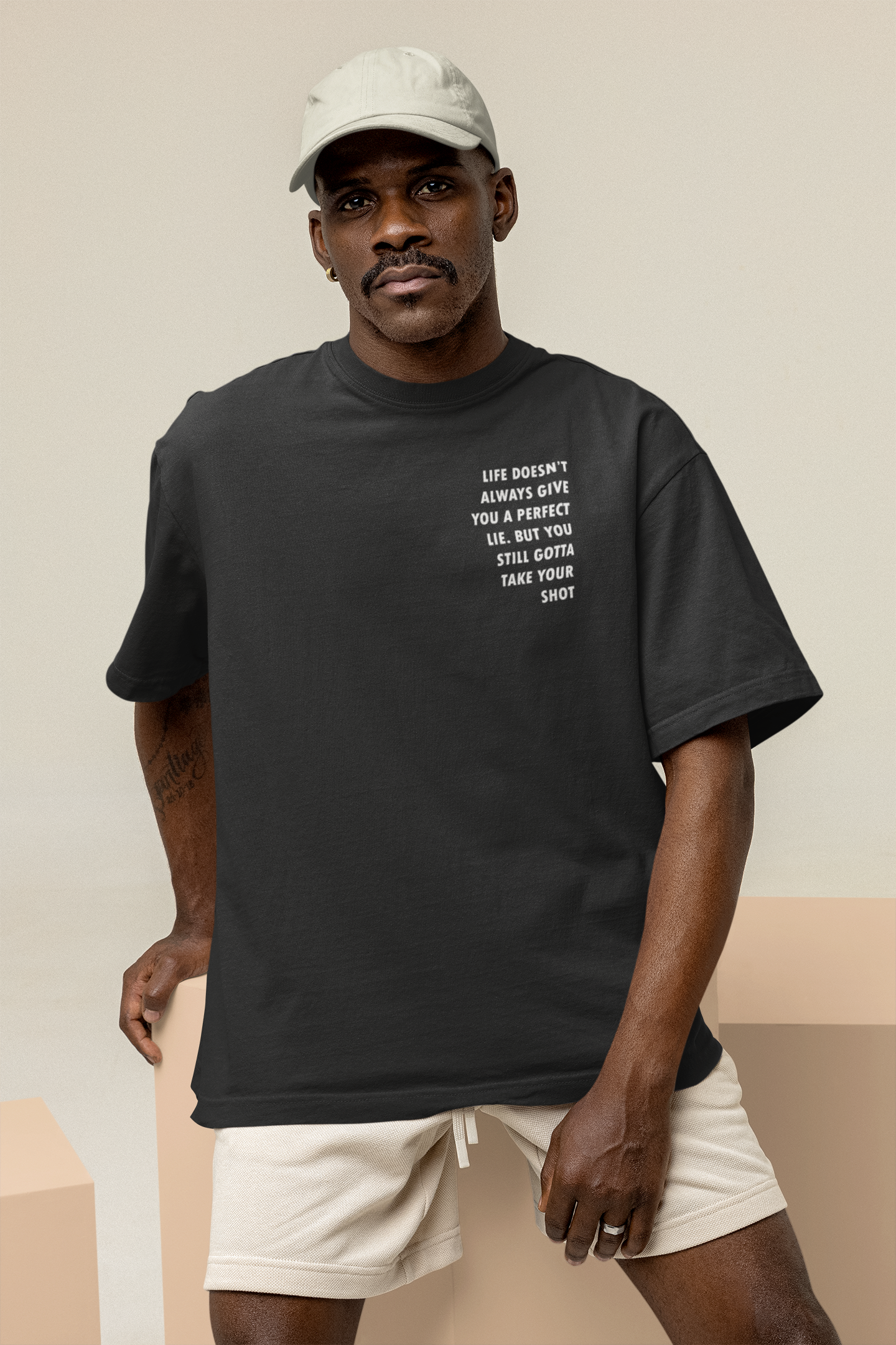 "Play It Where It Lies" Oversized Tee