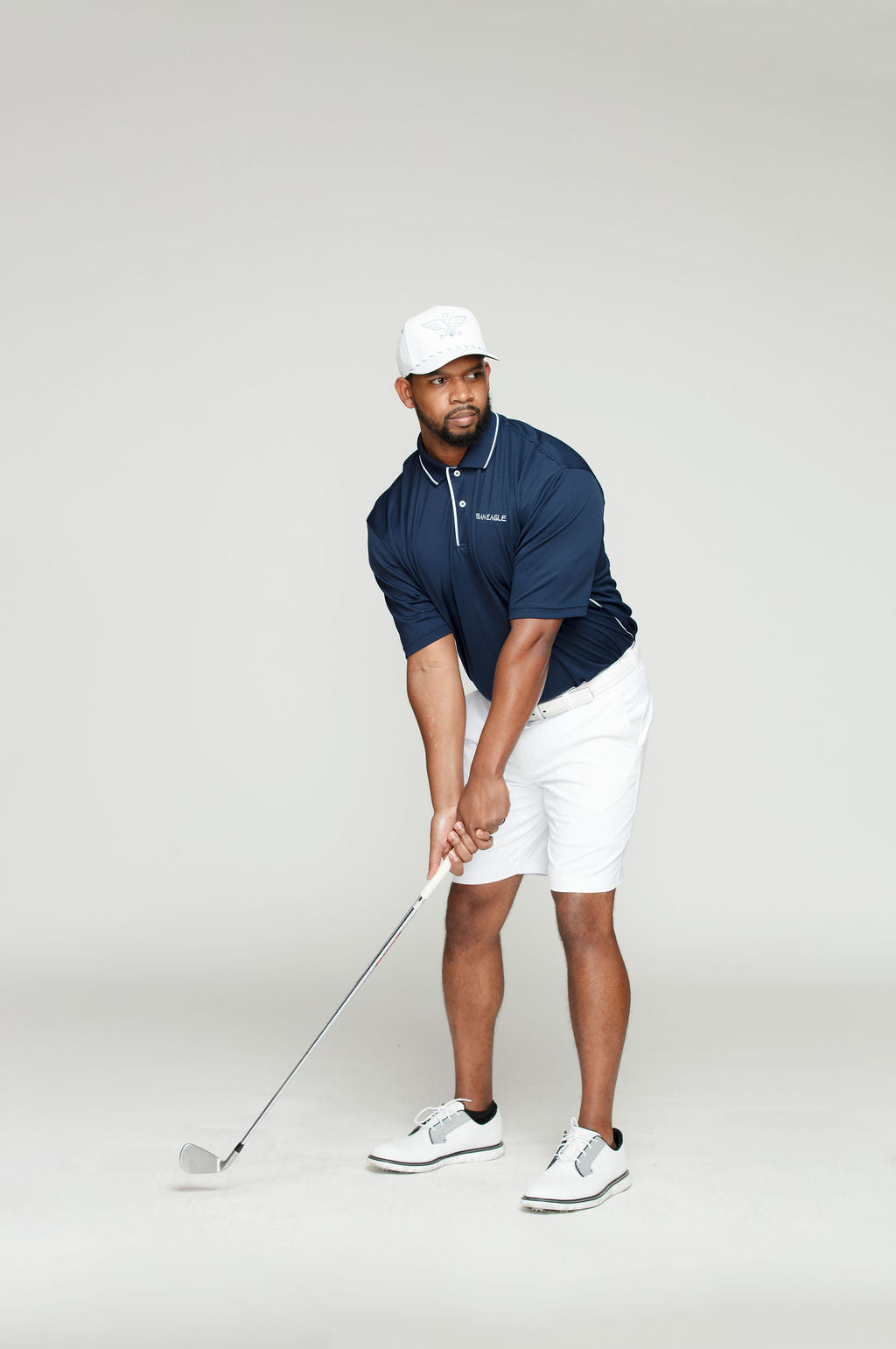 Men’s Eagle Dri-Mesh Polo With Tipped Collar and Piping