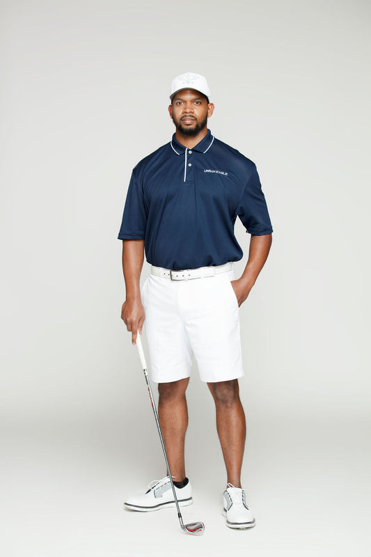 Men’s Eagle Dri-Mesh Polo With Tipped Collar and Piping