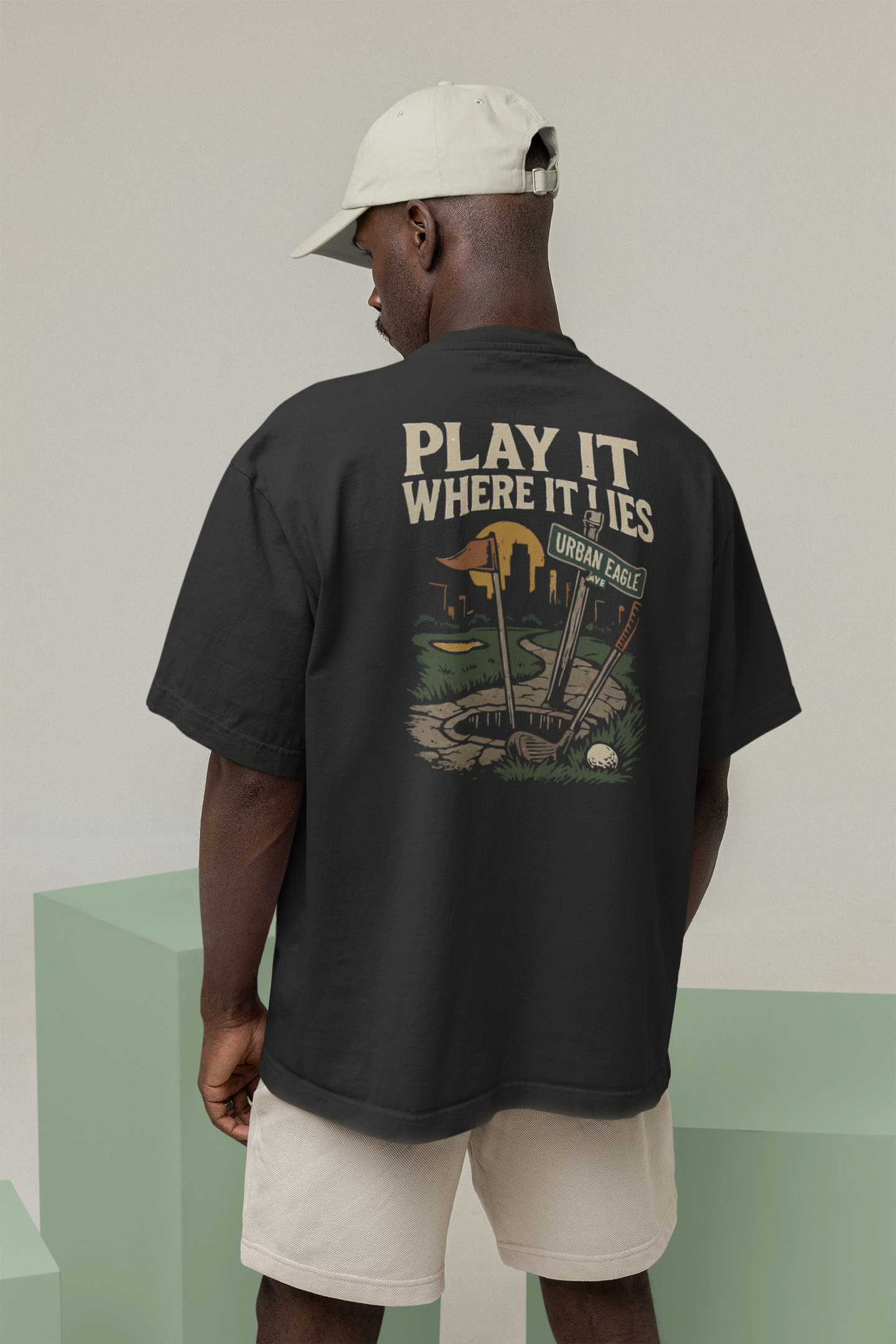 "Play It Where It Lies" Oversized Tee